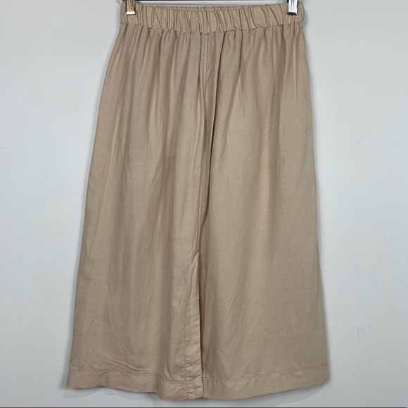 Wilfred for Aritzia Roanne Midi Skirt in Beige - Picture 3 of 5